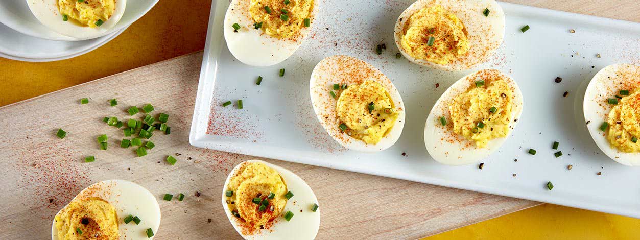 simple deviled eggs