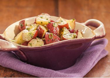 Seasoned diced potatoes